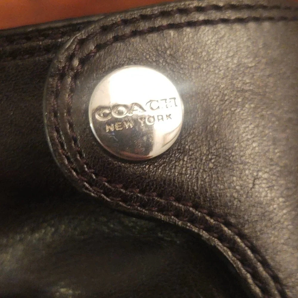 Coach Waldorf Black Heeled Ankle Boots Sz 7.5
